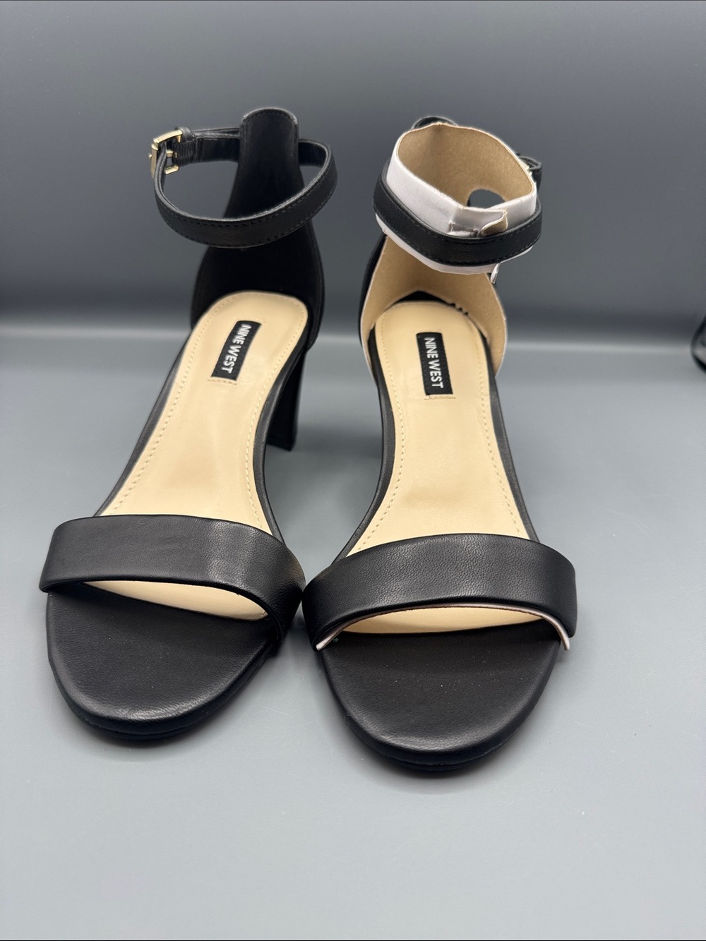 Nine West Women's Pruce High Block Heel Dress Sandals - Picture 2 of 4